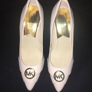 Michael Kors White Heels
